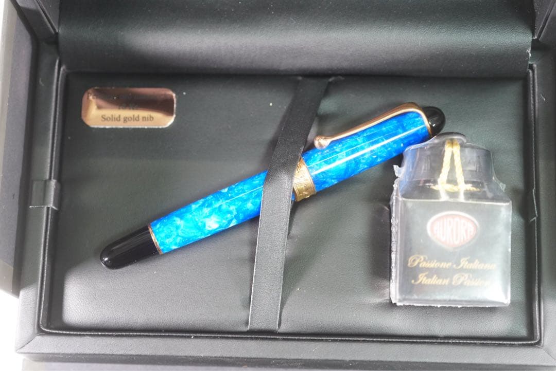 AURORA アウロラ HIMALAYA ヒマラヤ 万年筆 EF 美品 】AURORA 別注AURORA