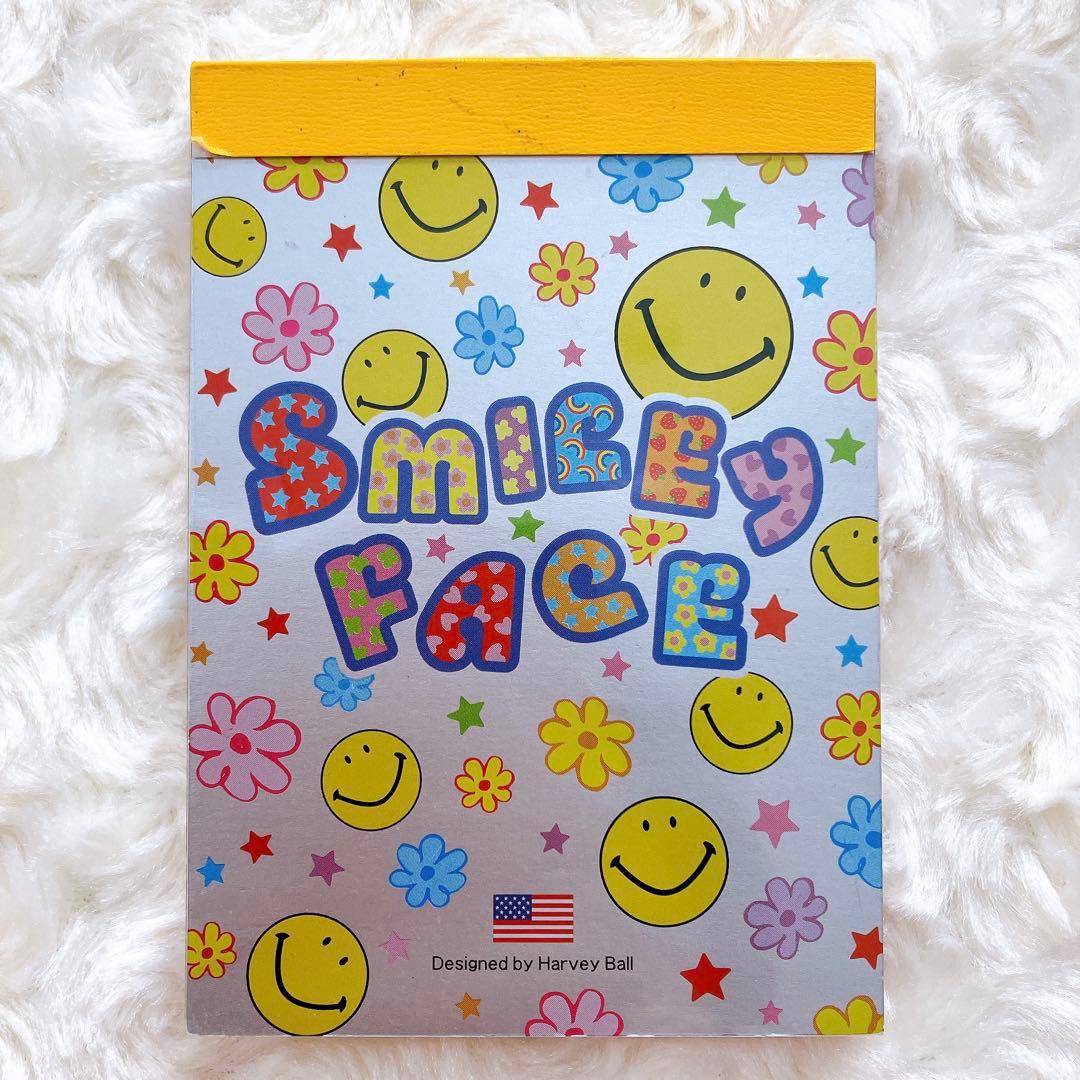 平成レトロ メモ帳 当時物 廃盤 日本限定 クラックス スマイリー 希少