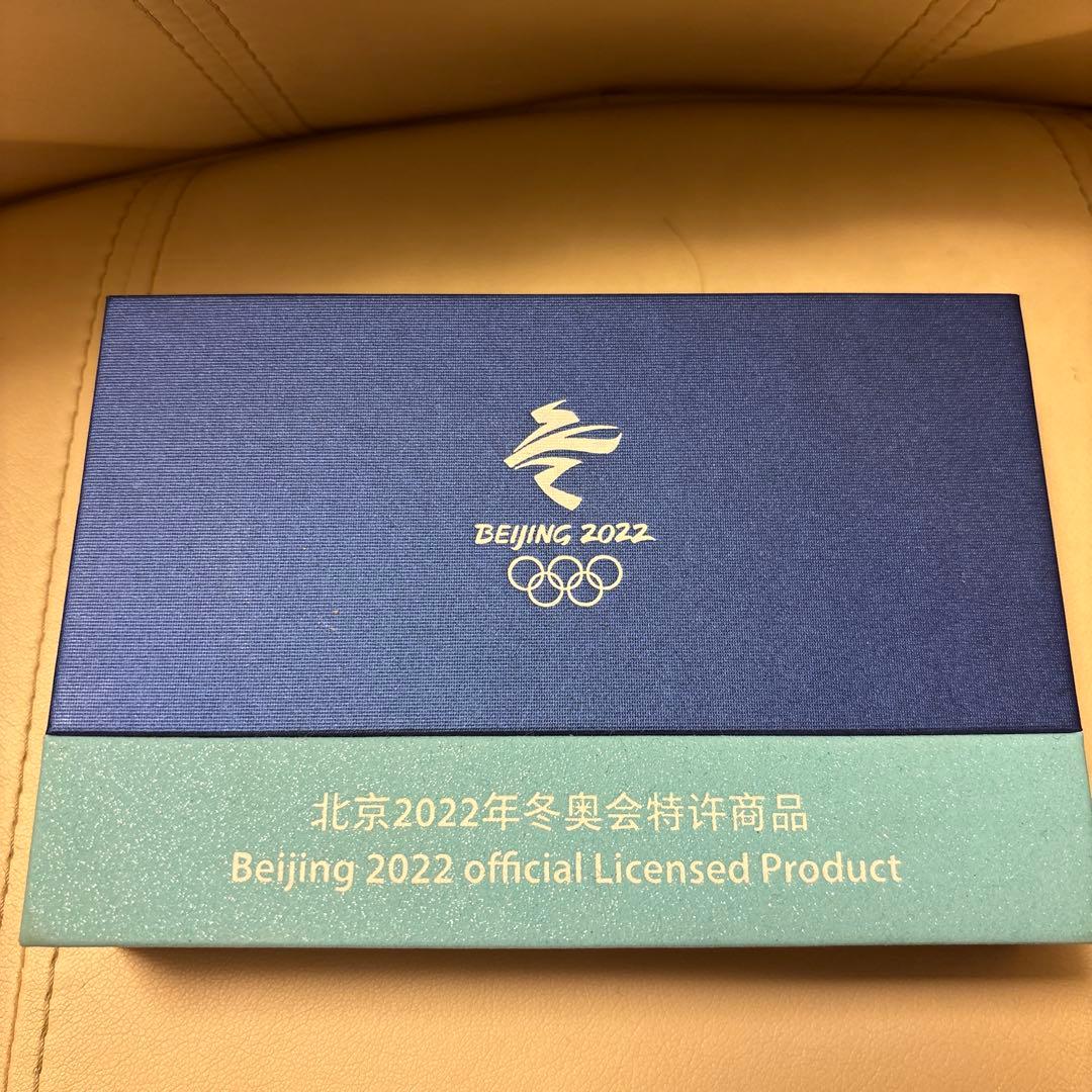 2022北京冬季オリンピック　ビンドゥンドゥン　パンダ　公式記念グッズ　銀製