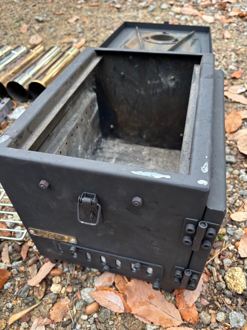 Mt.SUMI MICRO 薪ストーブ（延長煙突、難燃シート、ロストル付き）