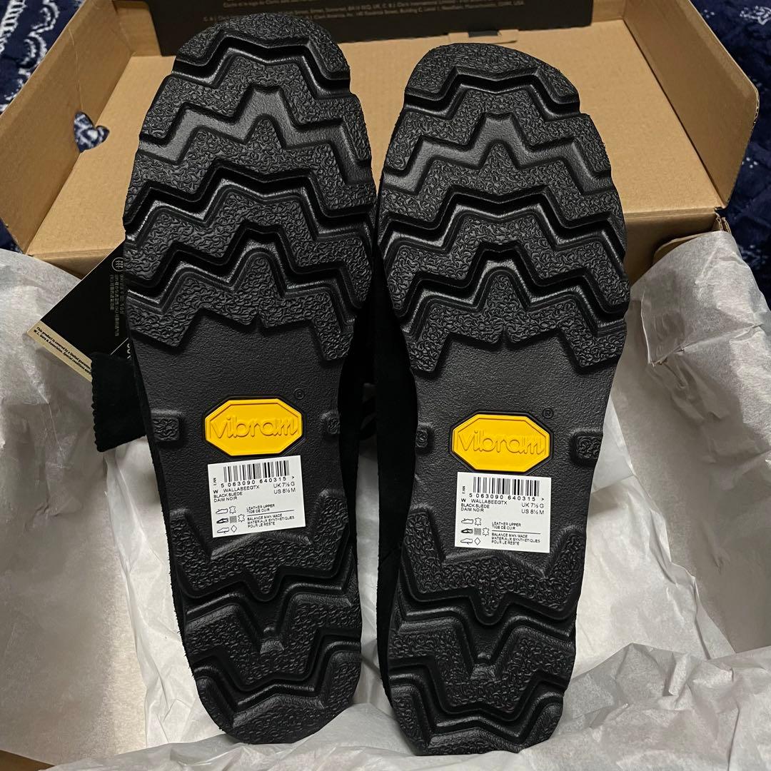 新品 Clarks Walabee GORE-TEX UK7.5G ブラック
