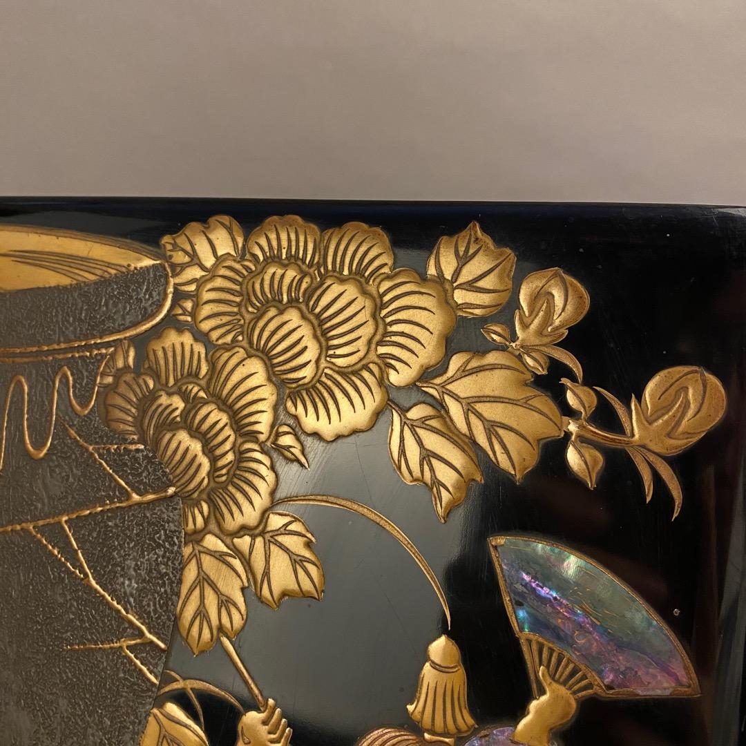 蒔絵青貝浄硯箱 Q-845