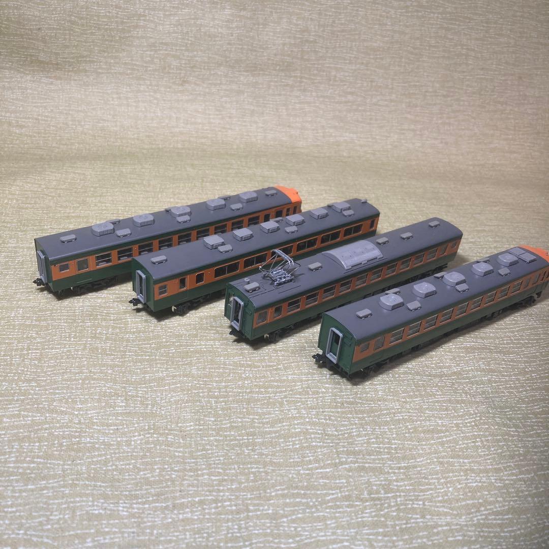 TOMIX 165系初期ロット4輌セット(ジャンク)