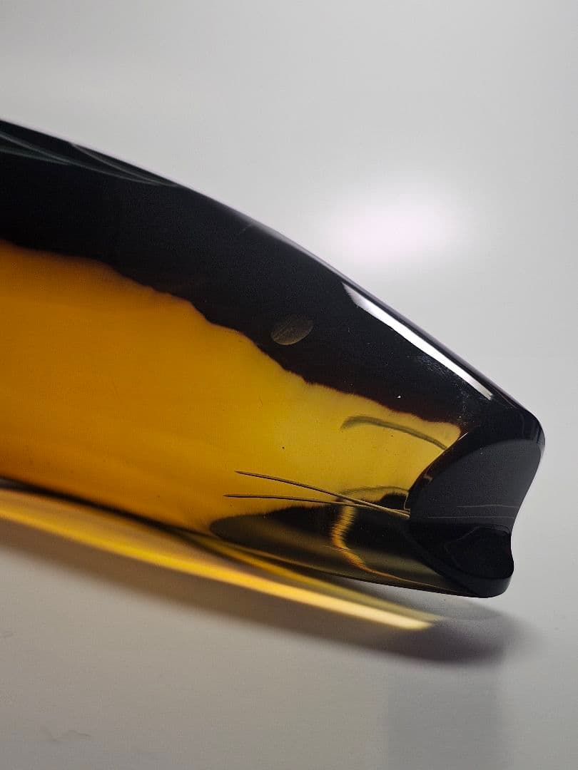 チェコスロバキア EXBOR 魚 インテリア☆置物 ガラス製 全長33cm