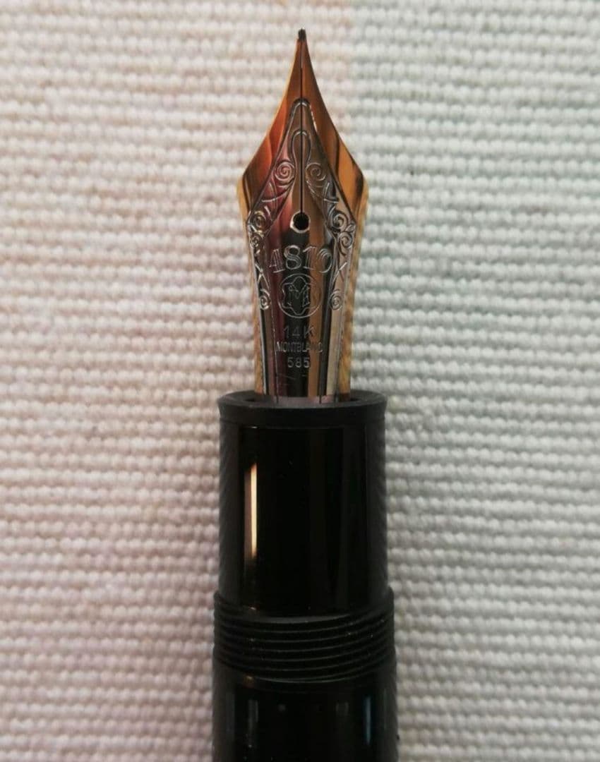 極上品モンブラン149万年筆80年代名品吸入式ペン先M中字14k金】4810