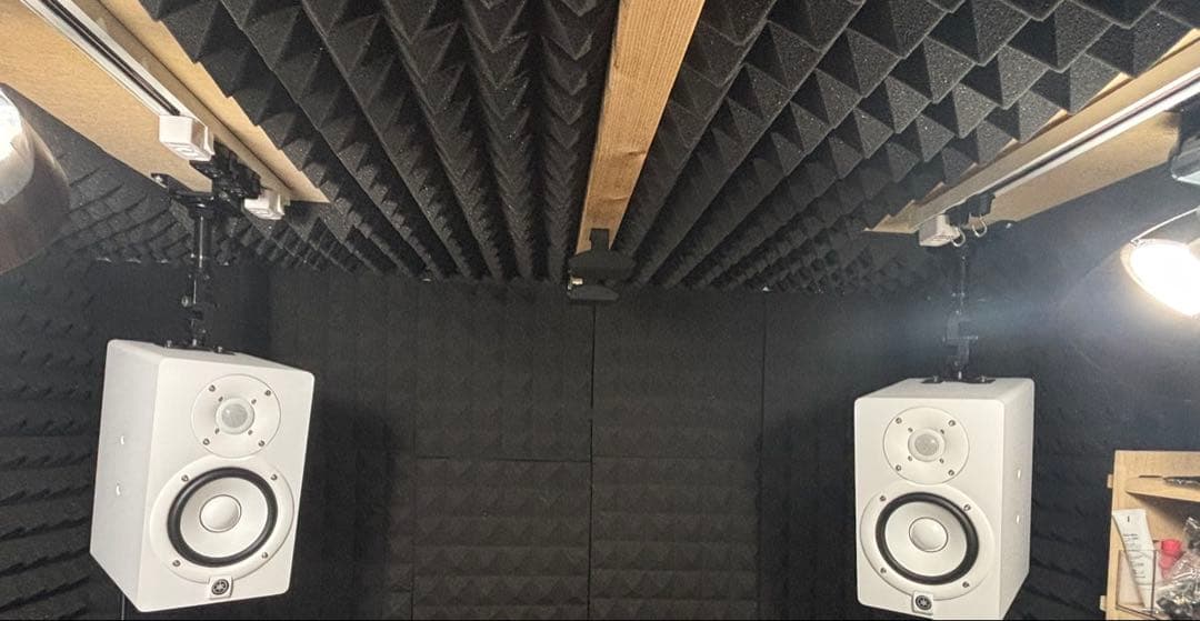 ヤマハ HS5 ホワイト スピーカーシステム 吊り下げブラケット付 YAMAHA