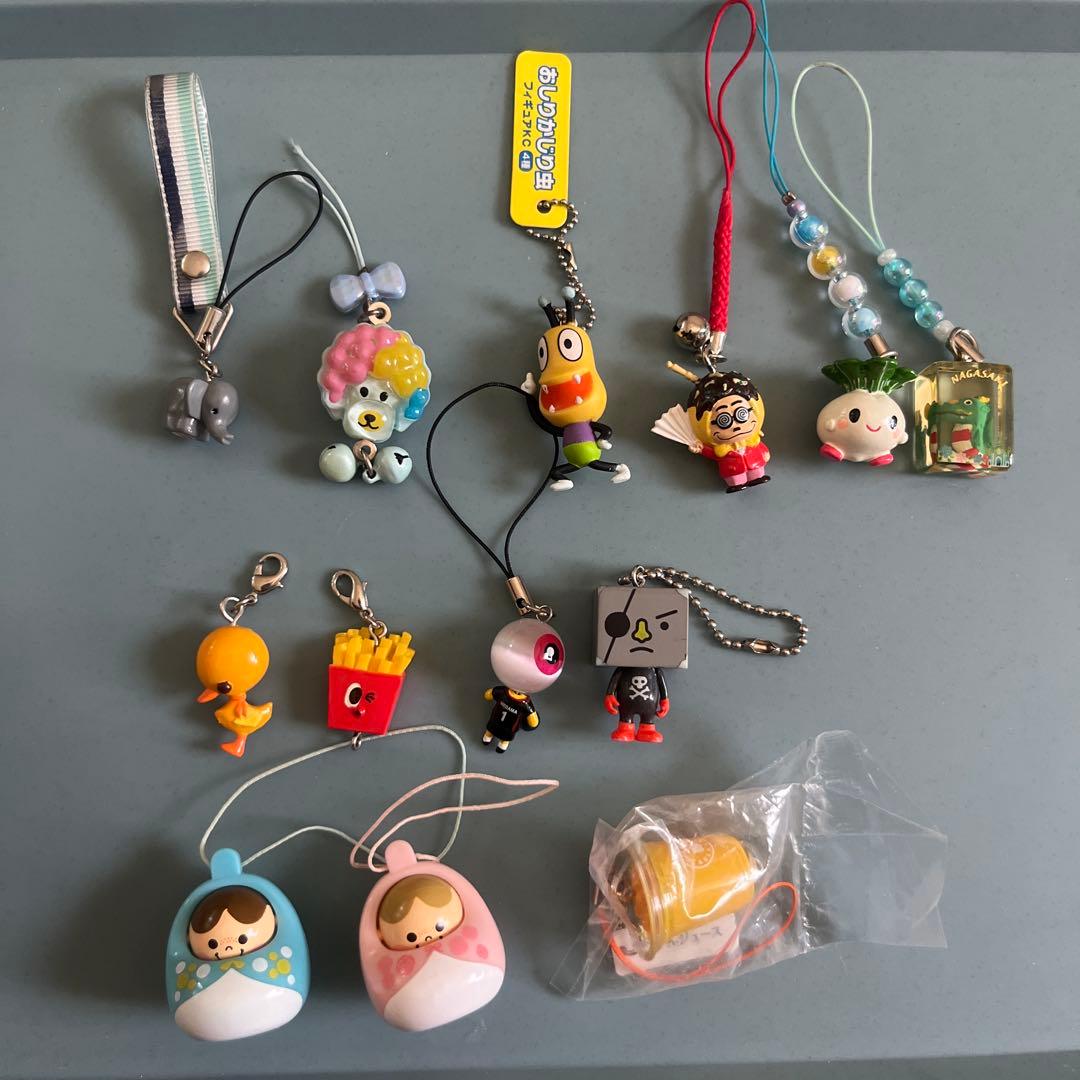 平成レトロ キャラクター ストラップ 13個セット