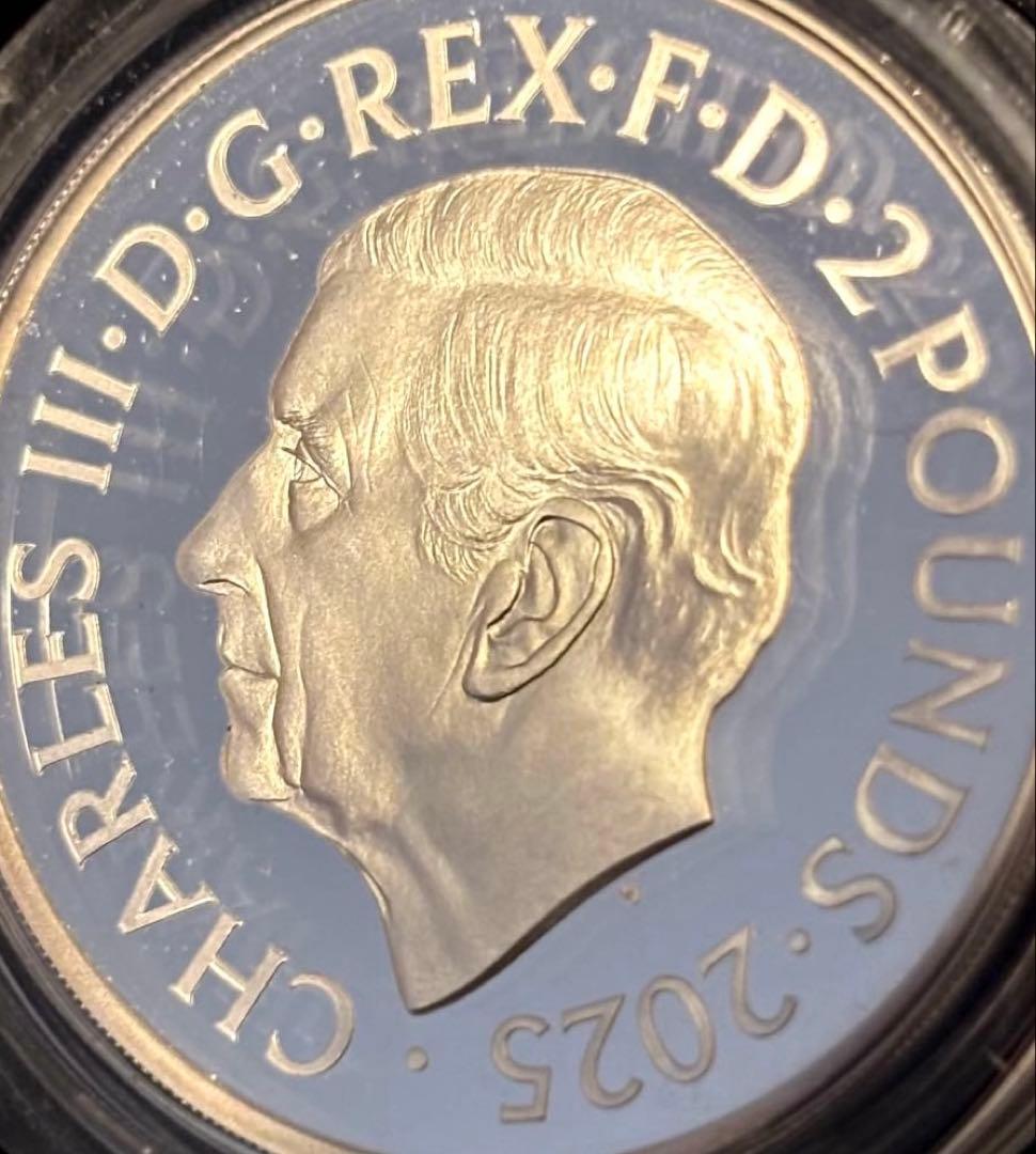 5000枚限定 #717】2025 英国 ジョン・レノン 1オンス カラー銀貨