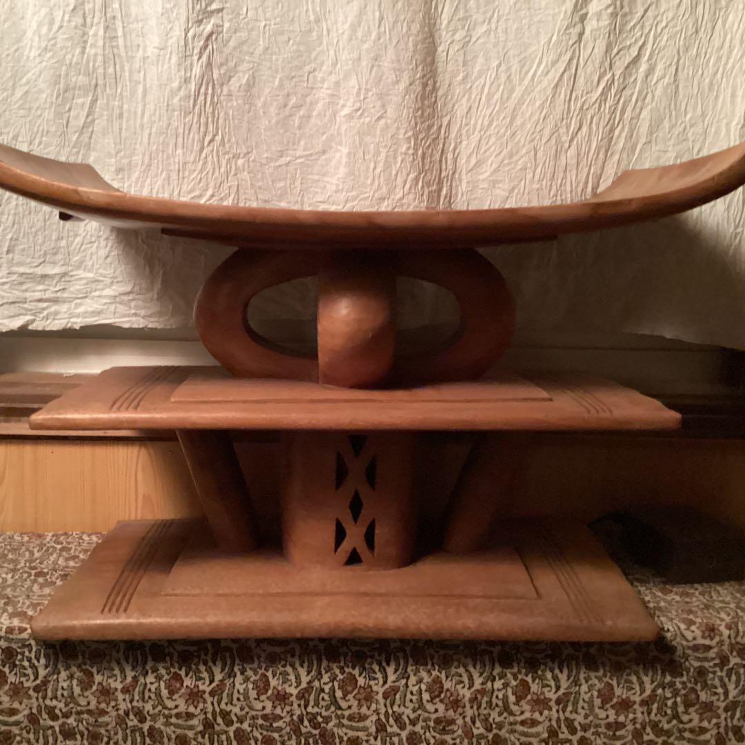 最終値下げ　アシャンティ族　スツール② アフリカ民芸