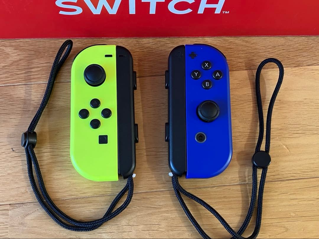 美品！Nintendo Switch 本体 付属品あり 箱付き イエロー/ブルー