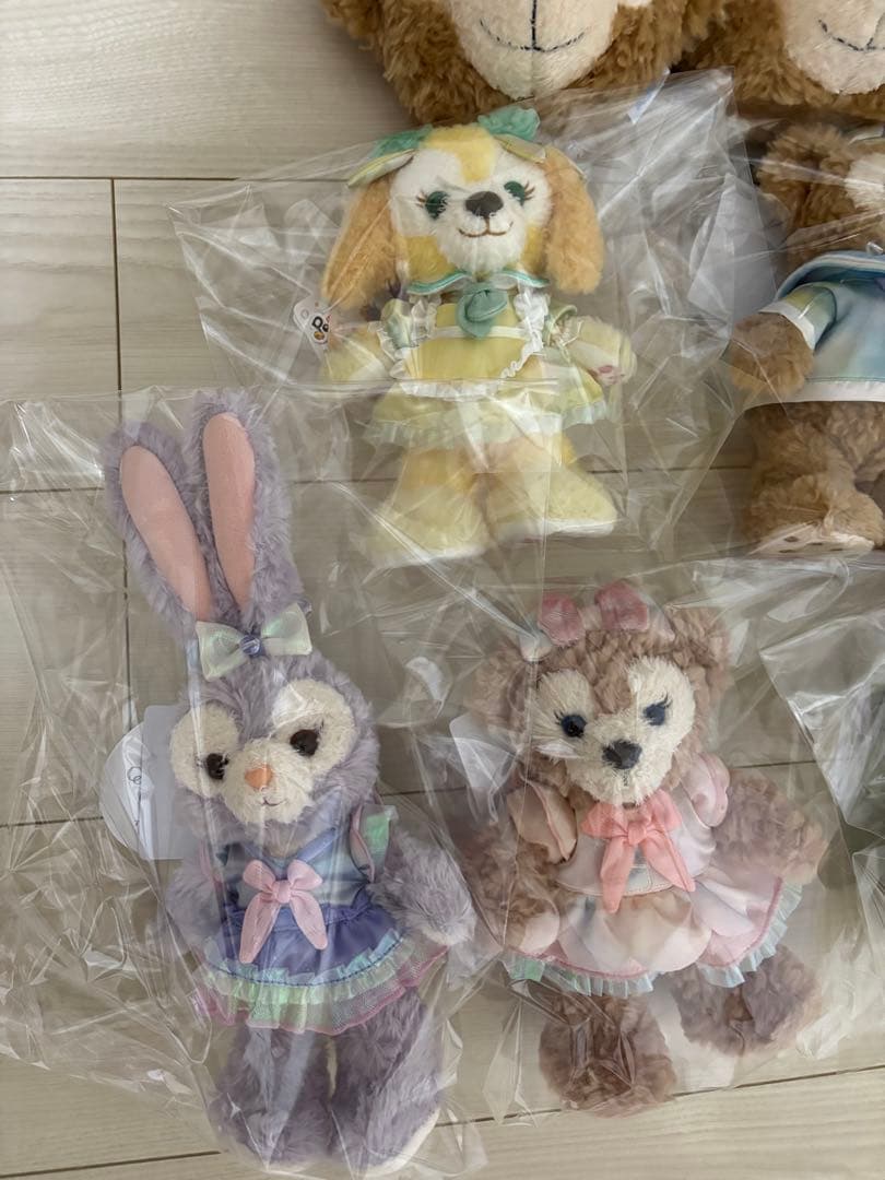 m*y様 ポージープラッシー7体セット&ダッフィーフェイスショルダー