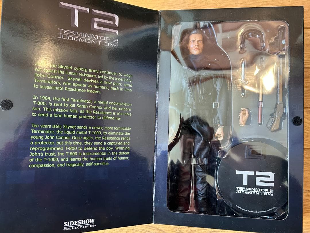 【値下げ】1/6フィギュア　ターミネーター2　T-800　サイドショウ