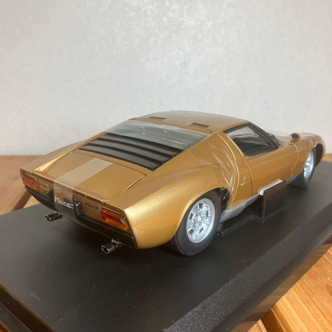 京商 1/18 ランボルギーニ ミウラ P400 ゴールド - メルカリ