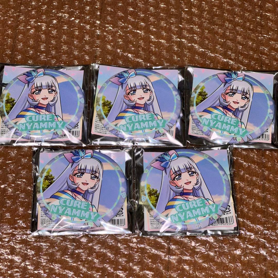 わんだふるぷりきゅあ! 感謝祭 缶バッジ キラ キュアニャミー ユキ 5個