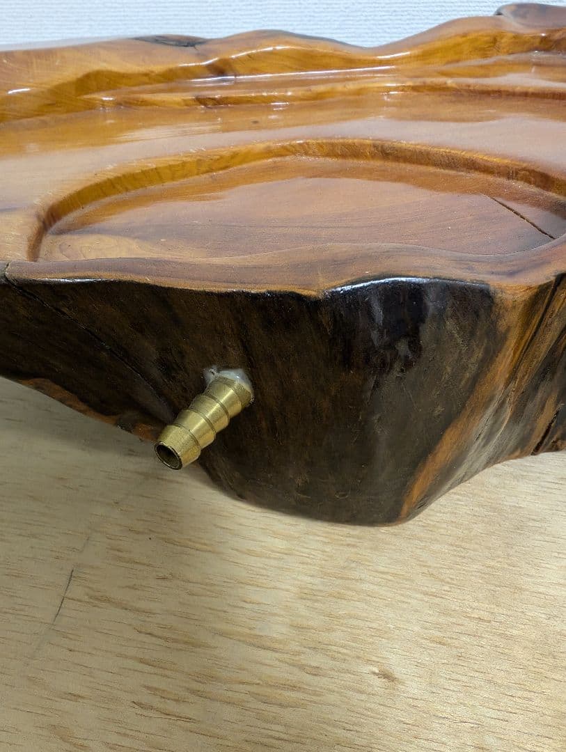 天然木 一枚板 茶盤 茶台 排水口付き 無垢材 置物 楽天市場】