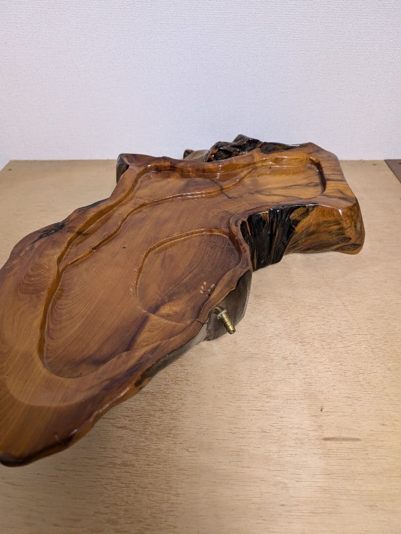 天然木 一枚板 茶盤 茶台 排水口付き 無垢材 置物 楽天市場】