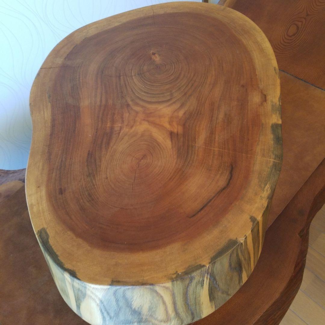 M*様 サイドテーブル《欅けやき》3本脚