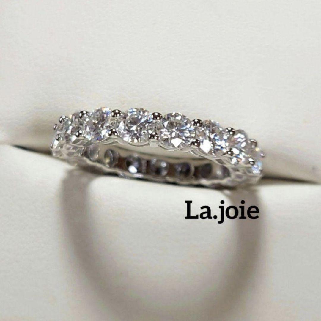 最高品質 モアサナイト フルエタニティ 【9号】4mm リング