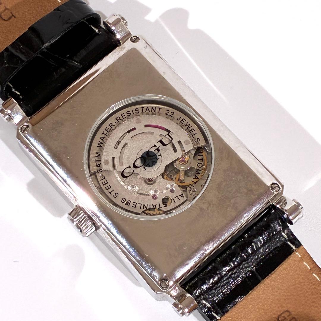 希少★ COGU コグ ジャンピングアワー 自動巻 腕時計 裏スケ