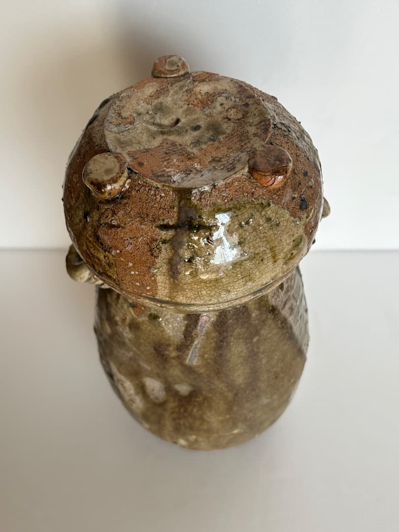 伊賀釉 花瓶 (八代 加藤宇助)