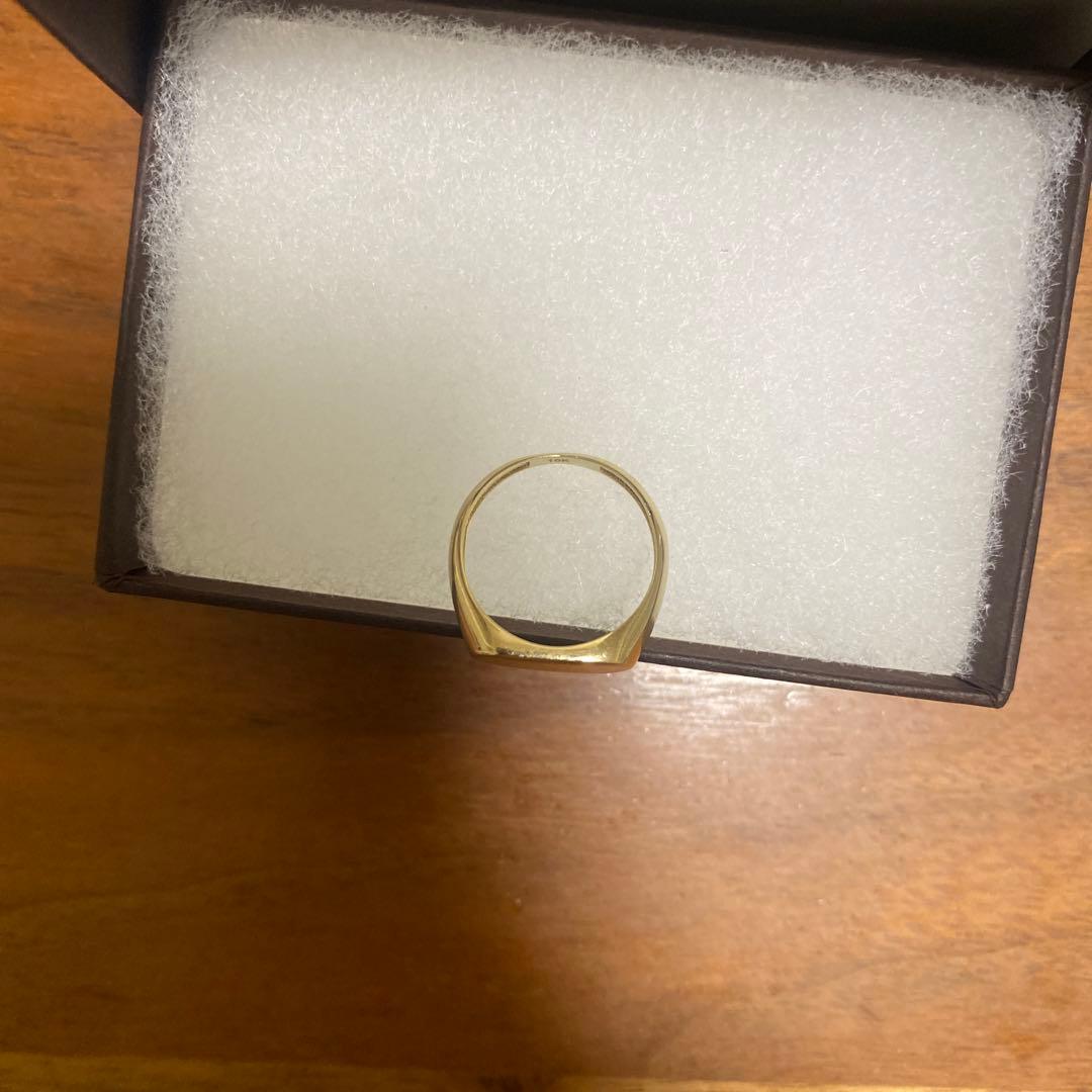 avalanche 10k リング 印台リング　シグネットリング