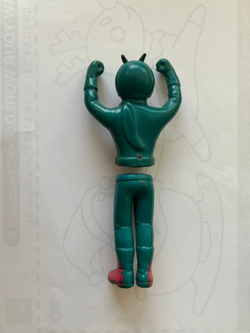 当時物、パチ無版権ソフビ　仮面ライダーエックス