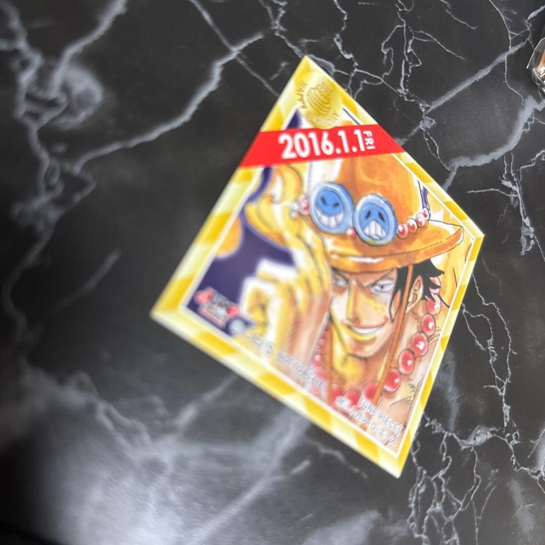 初期 ジャンプショップ 366日 ステッカー 誕生日 バースデー エース ルフィ