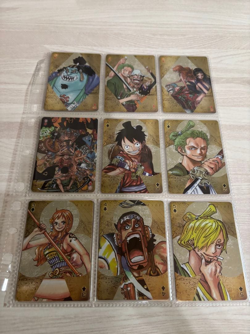 ワンピース ゴールデントランプ 原作絵 扉絵 ONE PIECE（ワンピース