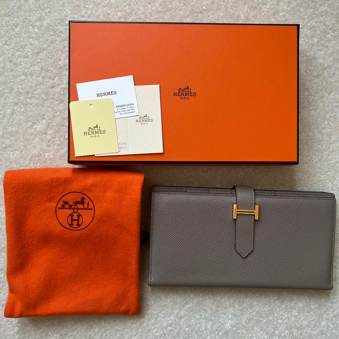 HERMES べアン　長財布　美品