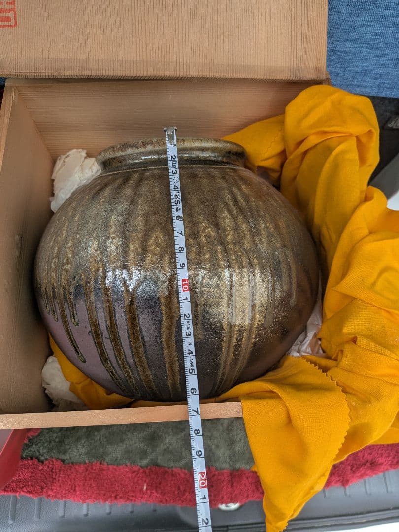 丹波焼　花瓶　壺　アンティーク　レトロ