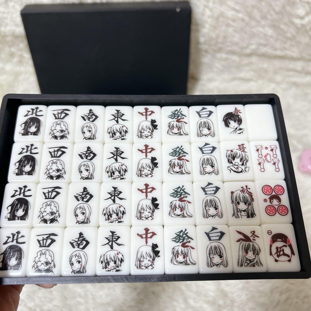 咲-Saki- 麻雀牌 フルセット 専用ケース付き スクウェアエニックス