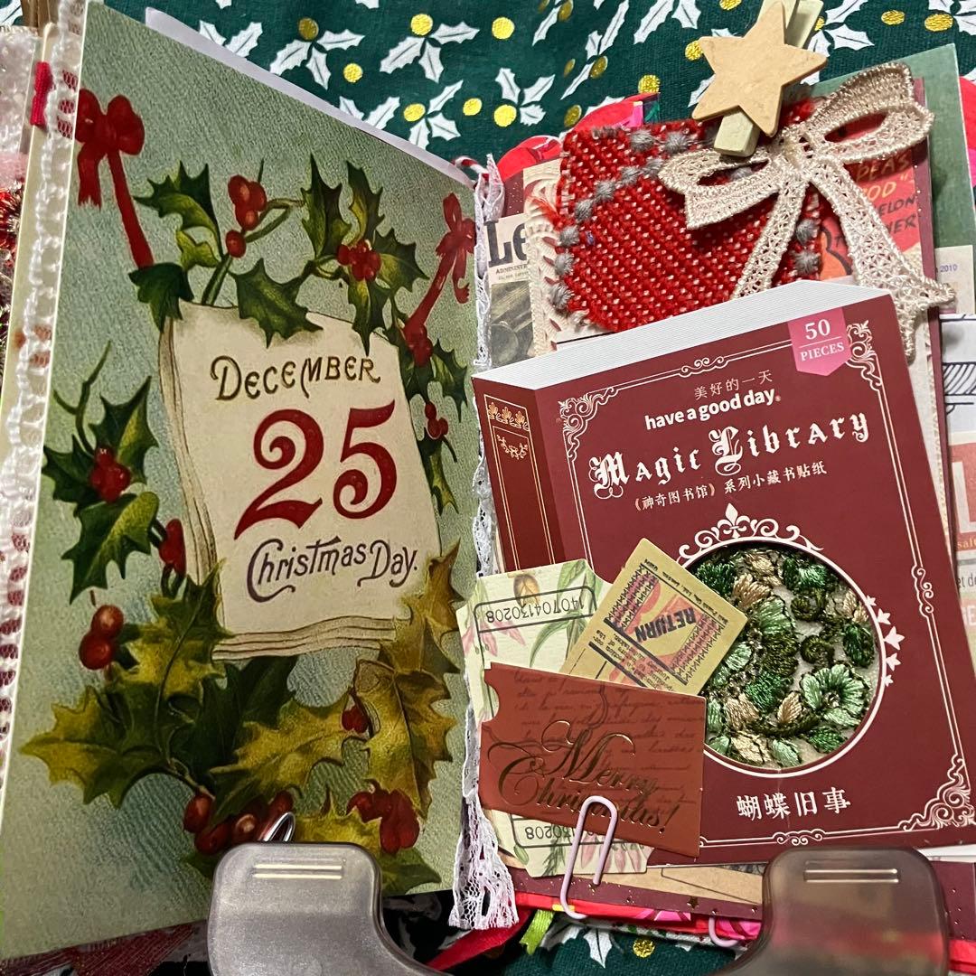 ジャンクジャーナル雑記帳 クリスマス トマトガール 妖精 ヴィクトリア