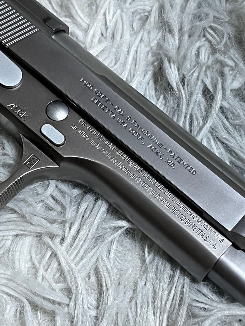 WA ベレッタM92F INOX マグナブローバックガスガン　新古品
