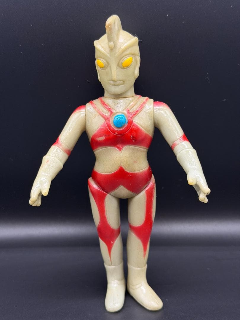 激レア】当時物 マルサン ウルトラマンエース ミドルソフビ 14cm 希少