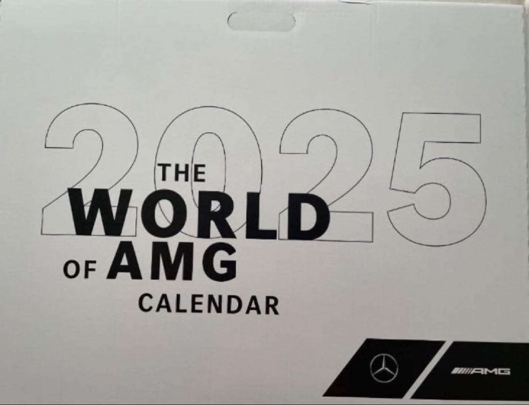 新品・未使用品】メルセデスベンツ AMG 2025年 大型壁掛カレンダー