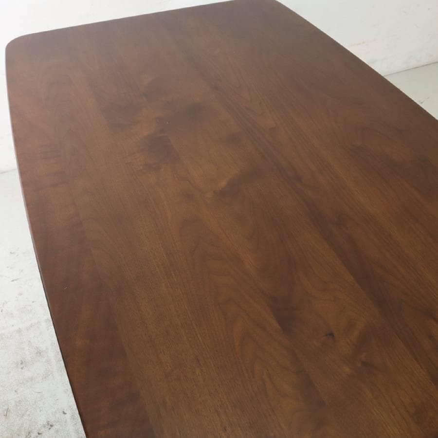 柏木工 ダイニングテーブル 幅150cm OB53W 色BW ウォールナット材
