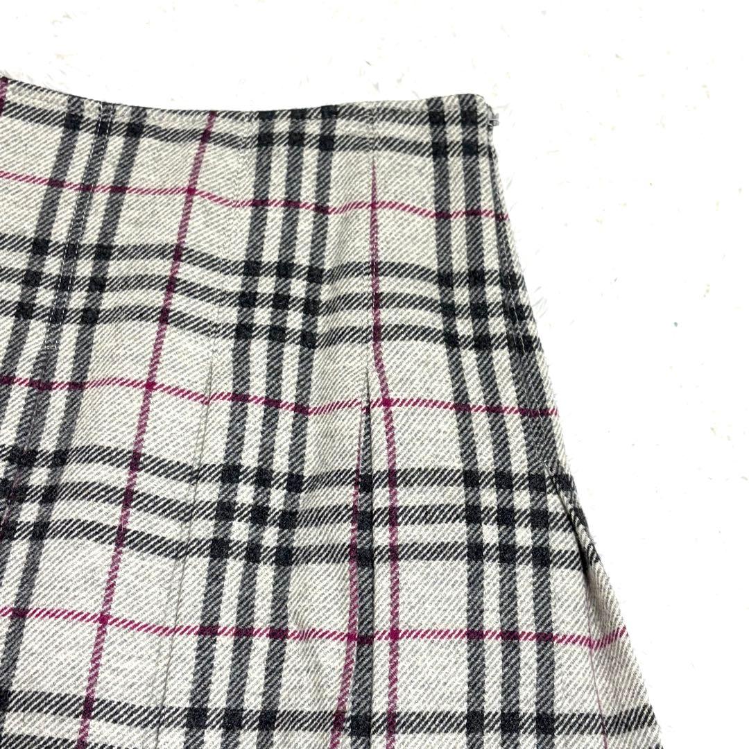 ✨美品✨ バーバリーロンドン プリーツスカート ノバチェック メガチェック 38