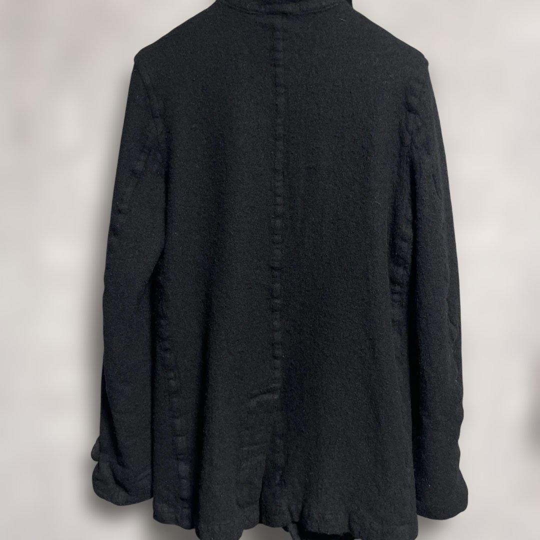 ブラックコムデギャルソン 21AW 斜めジップ ウール縮絨