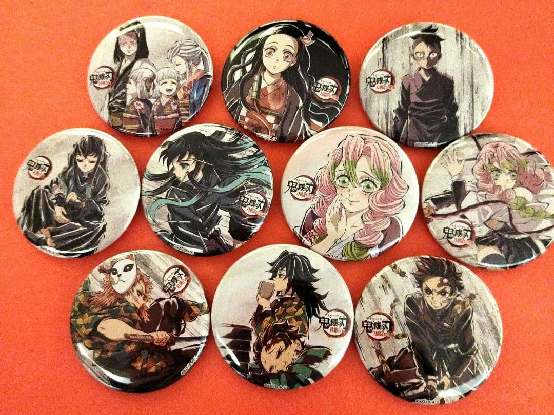 鬼滅の刃 全集中展 刀鍛冶の里・柱稽古 幕間画缶バッジ