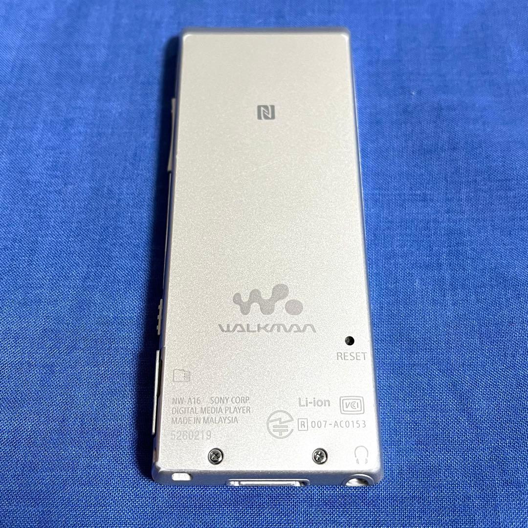 バッテリー良好】ソニー ウォークマン NW-A16 32GB 白銀 シルバー