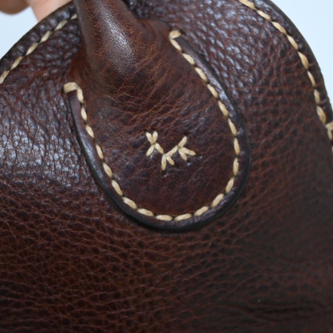 47976★年 アンリークイール ショルダーバッグ ベジタブルタンニン 牛革