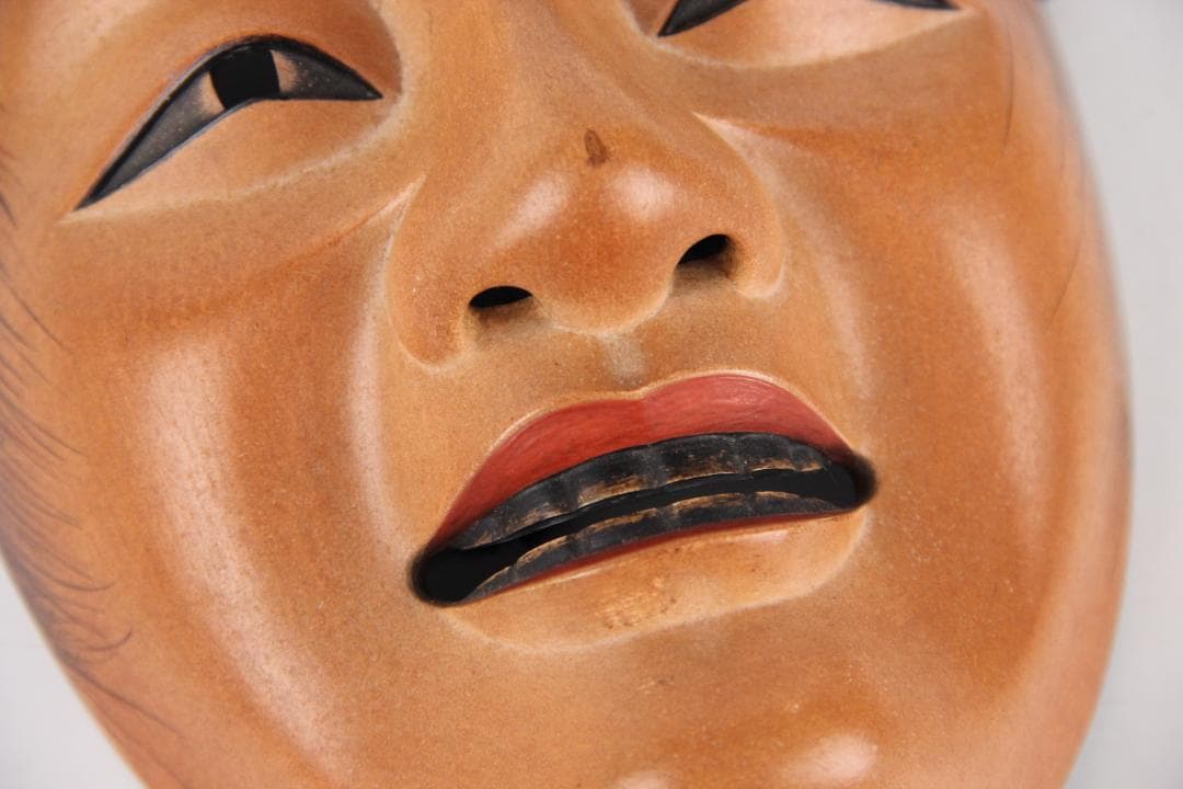 能面 猩々 能面袋付き 美品 美男 児嶋草 銘 あり EL11-10 - メルカリ