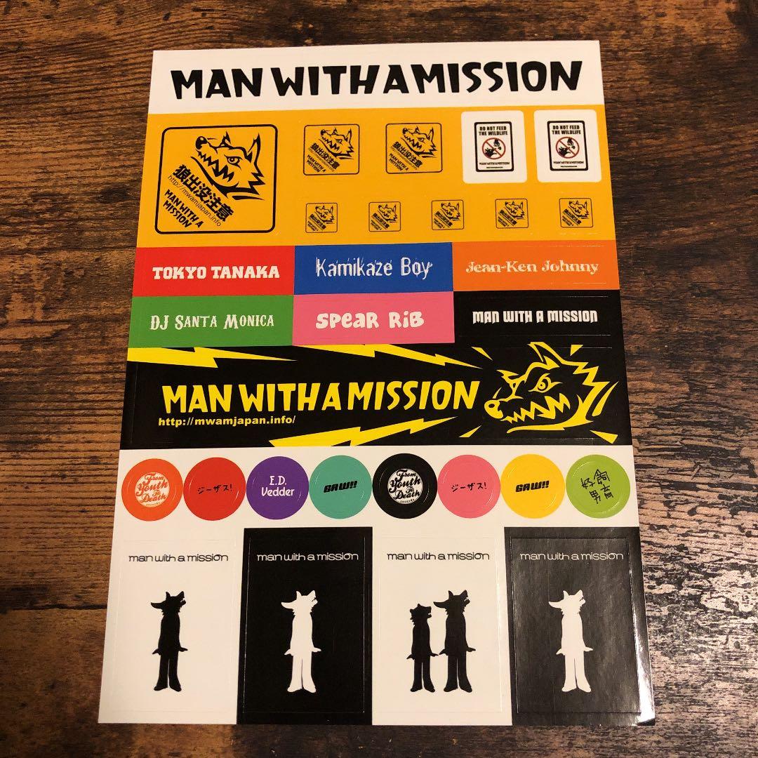 激レア MAN お買い得品 WITH A MISSION ステッカーシート