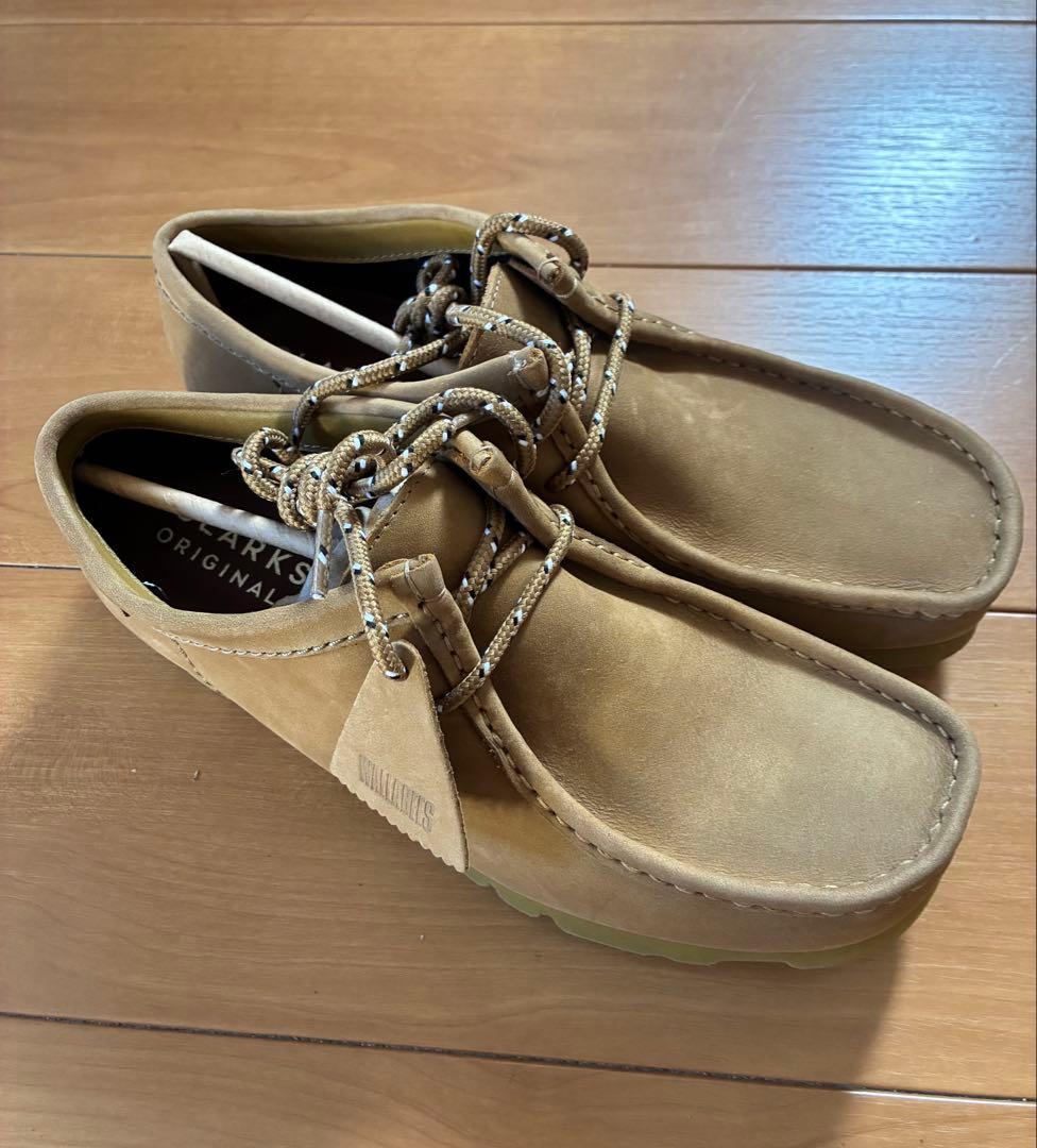 CLARKS GORE-TEX ベージュモカシン