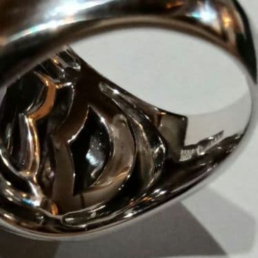 ブルガリ ピラミデ 750 アメジスト K18WG 11号 BVLGARI