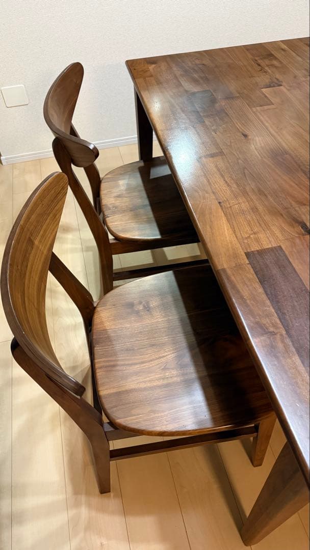 【RUuCHAN☆ 】木製ダイニングテーブルセット ベンチ付き