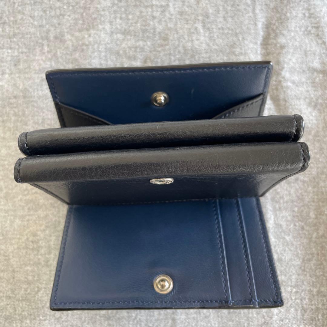 J.M. DAVIDSON スタッズ付き三つ折り財布