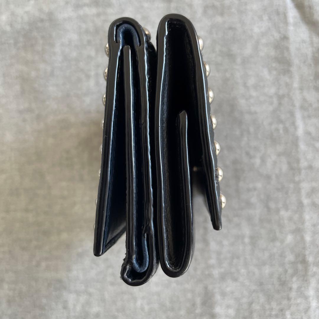 J.M. DAVIDSON スタッズ付き三つ折り財布