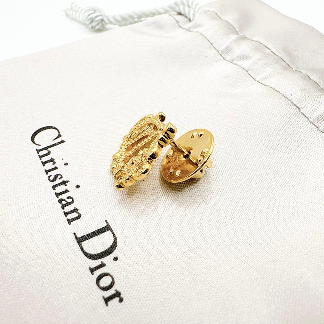 2726 極美品✨Dior ピンブローチ CD ロゴ 希少 刻印