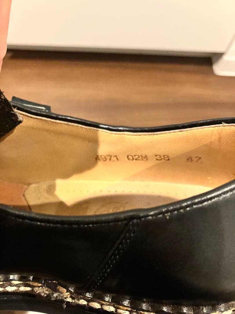 Paraboot ミカエルNoir サイズ38 パラブーツ MICHAEL